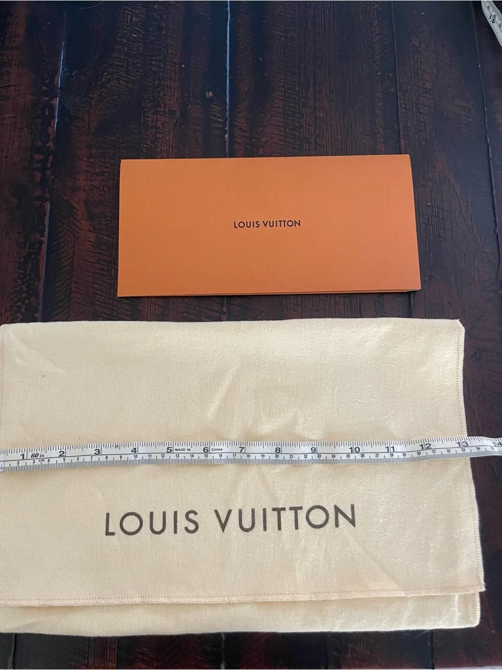 Louis Vuitton Dust Bag with gift envelope